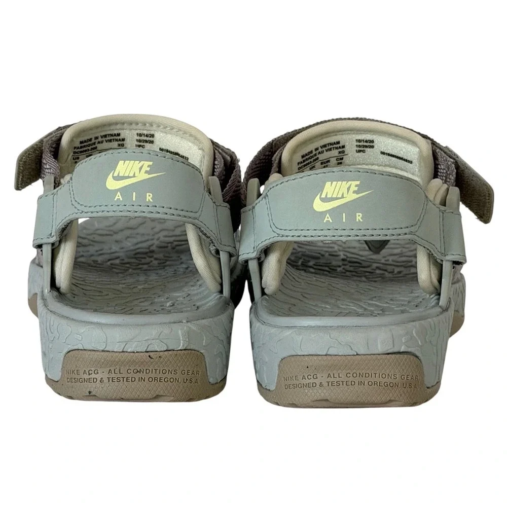 Nike ACG Air Deschutz Sandals Cream Black DC9093-200 Size Women's 8 Men's 6